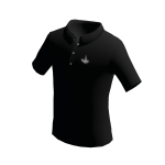 Blurred Logo Black Polo