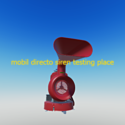 siren testing place