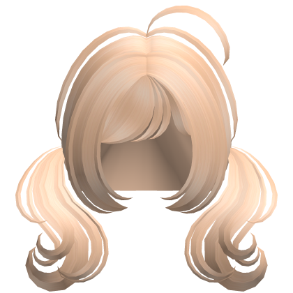 ♡꒱ cutesy blonde low wavy baby pigtails Roblox item