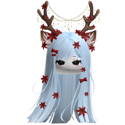 Ethereal Christmas Fairy Fawn Hair w/ Antlers