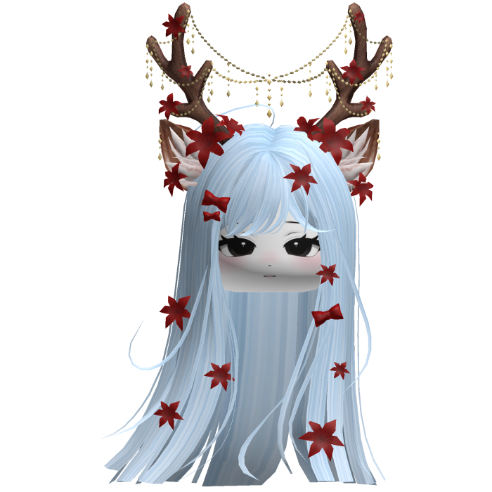 Ethereal Christmas Fairy Fawn Hair w/ Antlers