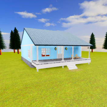 Small Blue House (no rain at all)