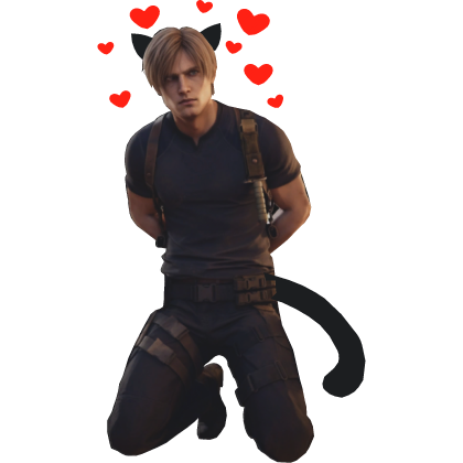 [  ⏳ ] Leon Kennedy Cat Boy Cutout