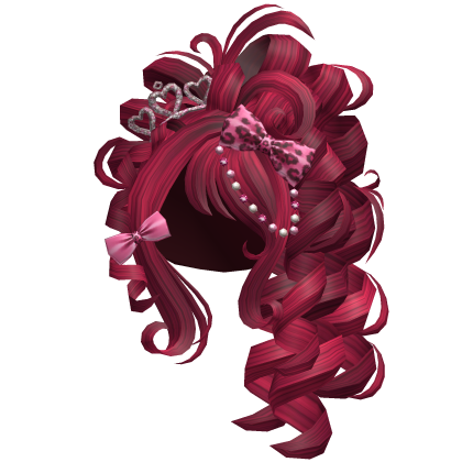 Pink Gyaru Curly Side Pony Fuschia Pink Roblox item