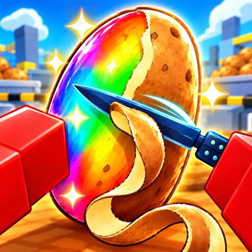 Peel Potatoes!🥔 Roblox game