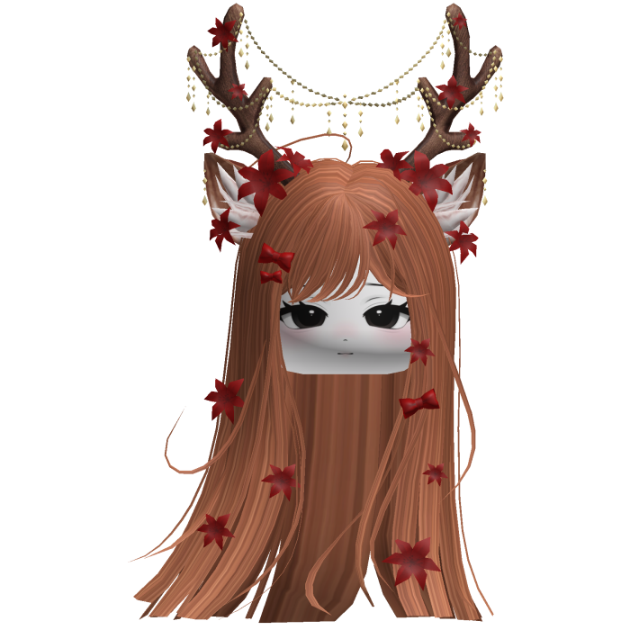 Ethereal Christmas Fairy Fawn Hair w/ Antlers