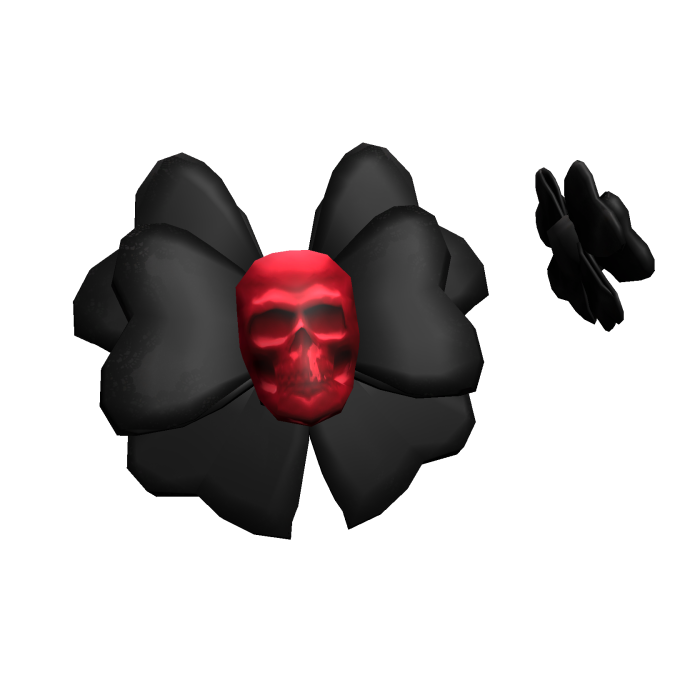 Goth Skull Hair Bows