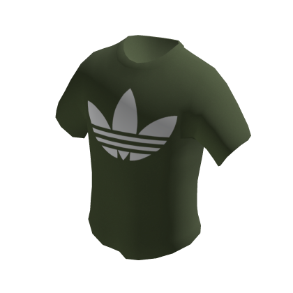 Green adidas shirt roblox best sale
