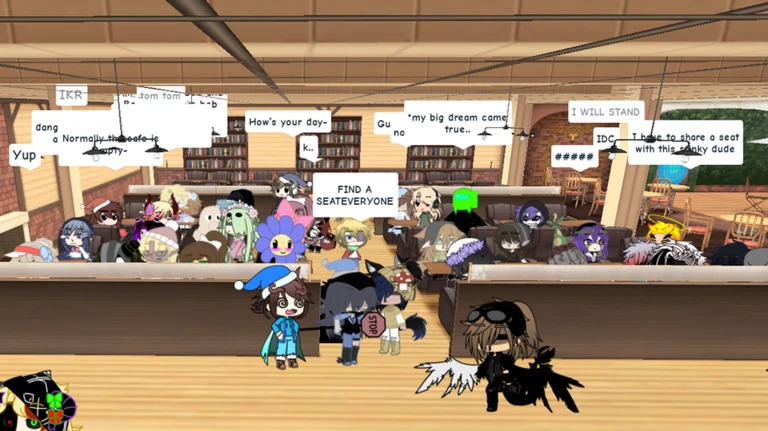 sachin and babi light blue dress GACHA life dress up Games - Play Free Online Games main image 1