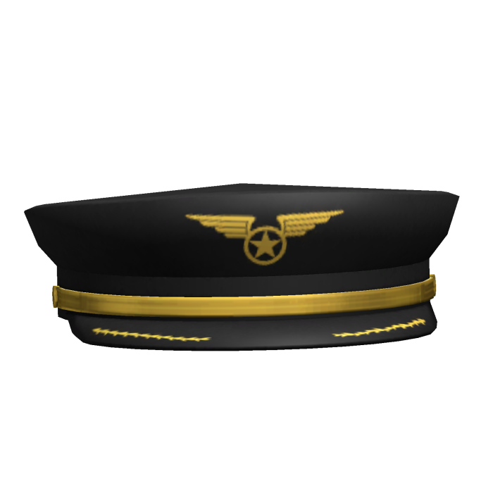 Black Pilot Cap