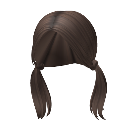 -',ৎ Mini Low Preppy Pigtails in Light Brown