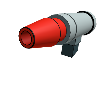 Red Alerted mechs shoulder cannon Roblox item