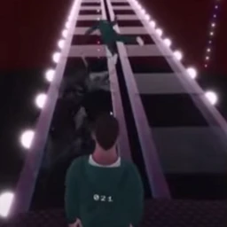 That one glass bridge game video icon