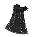 Gunmetal Crestveil Cape 