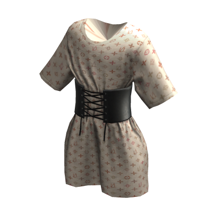 Corset Tied T-Shirt - Luxury Beige thumbnail