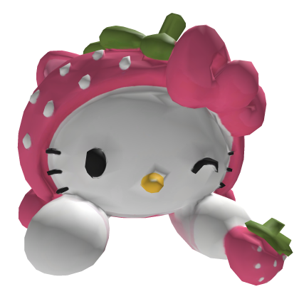 [⏳🌸] Hello Kitty Cute Bowtie Plushie Hat  Roblox item