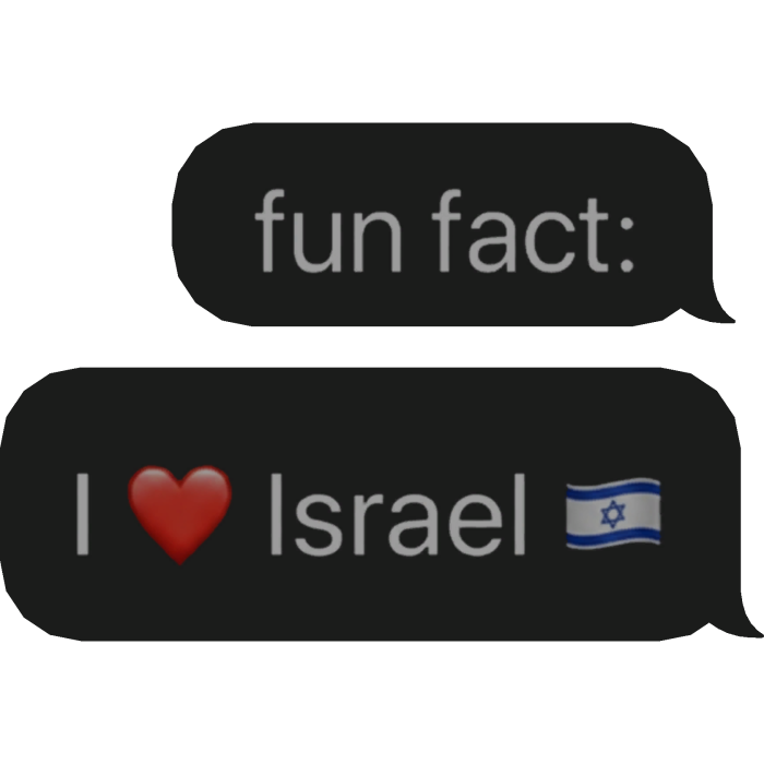 Fun Fact: I love Israel