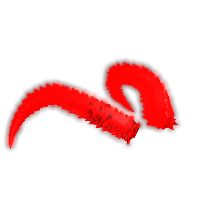Glowing Demon Horns (Emissive) - Red