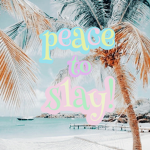 Peace to slay!