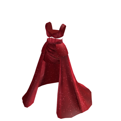 Elegant Red Gown