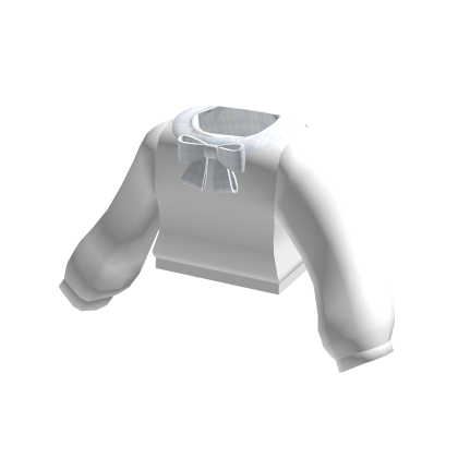 ꒰ ୨୧ ꒱ cute white sailor sweater in blue thumbnail
