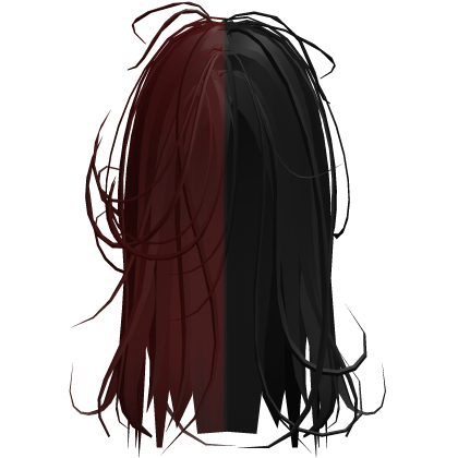 Split Red Messy Hair Horror Movie Protagonist 24.