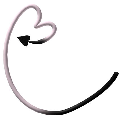 🤍 pretty little imp tail pink & black