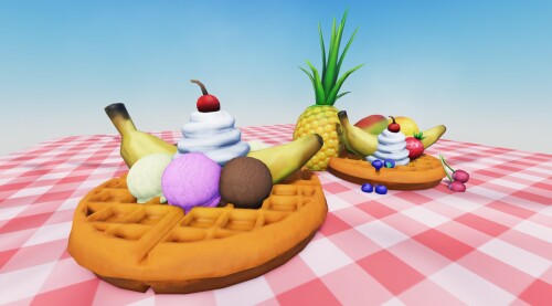 Devasa Bir Waffle Yiyin