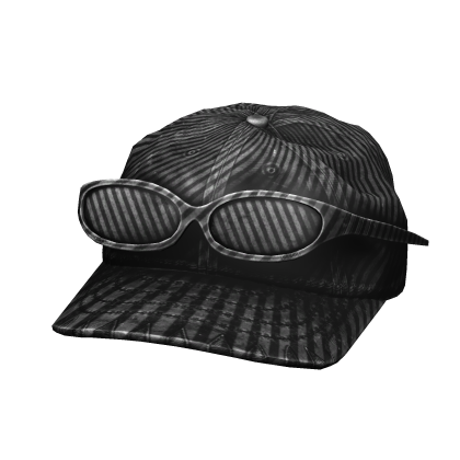 Striped Cap w/ Shades