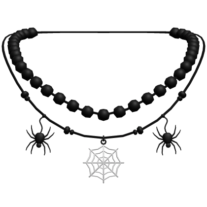 Y2K Layered Spider Necklace 🕸️