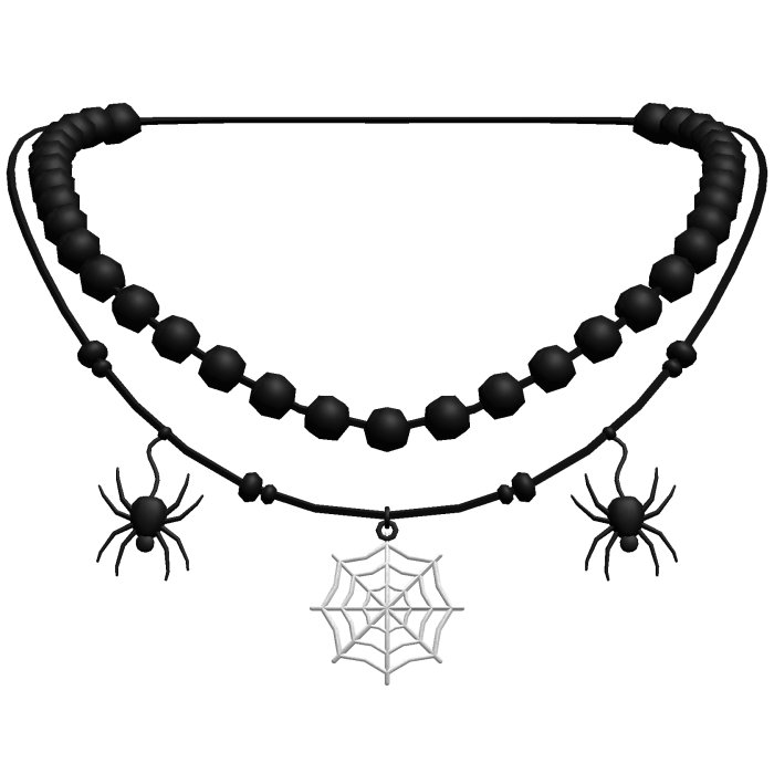 Y2K Layered Spider Necklace 🕸️