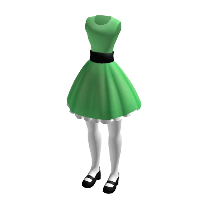 Short Buttercup Green Dress Power Puff Girl | Roblox Item - Rolimon's