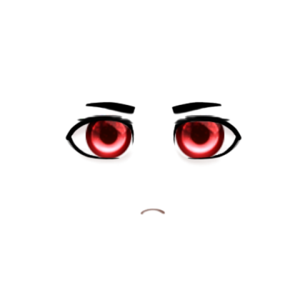 Anime eyes red Roblox decal