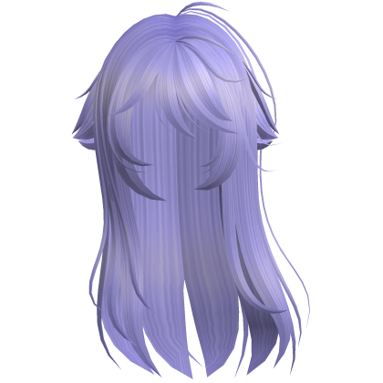 Lavender Shy Moe Cat Girl Windy Whispy Hair