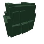 Green Military Vest