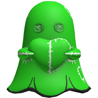 green halloween ghost
