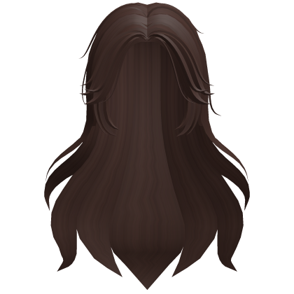 Long Soft Flowy Hair (Brown) Roblox item