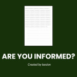 Are you Informed?