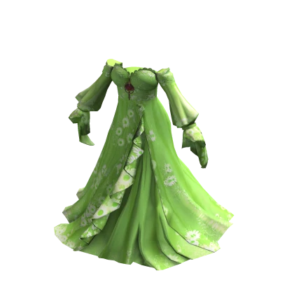green sunflower dress Sunflower Olive Dress main image 0