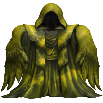 Hooded Angel Cloak Cape (Gold Lightning) Roblox item