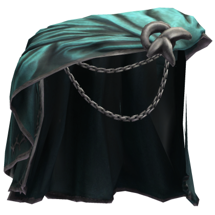 Teal Chained Shoulder Cape (Right) Roblox item