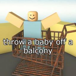 throw a baby off balcony
