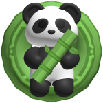 Panda Bamboo Floatie