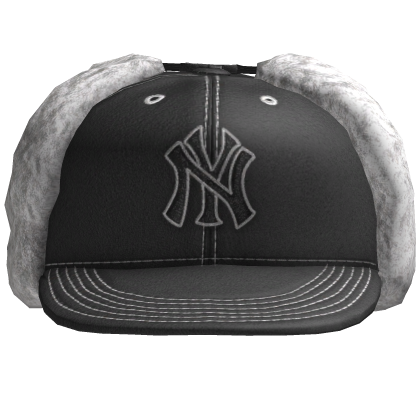 Black Fitted Trapper Cap Roblox item