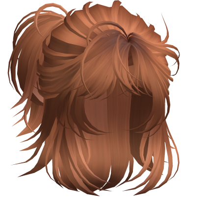 Anime Androg Wolfcut Ponytail Ginger