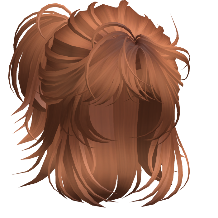Anime Androg Wolfcut Ponytail Ginger