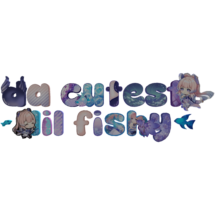 ♡: cute lil fishy
