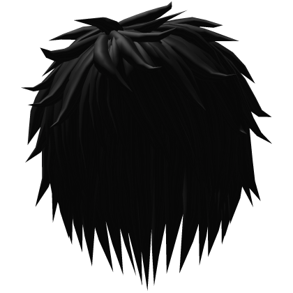 black emo hair