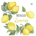 Water Color Lemons!