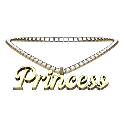 Princess Necklace In Gold thumbnail